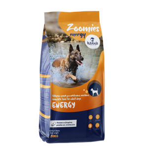 Ξηρά τροφή Σκύλου Zoomies Kibbus Dog Energy 20kg