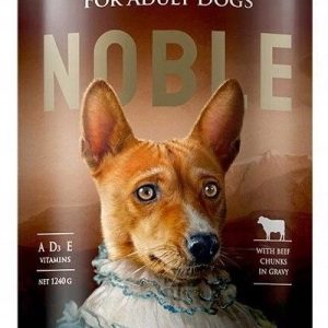 NOBLE Υγρή Τροφή Σκύλου με Σάλτσα Βοδινού 1240gr