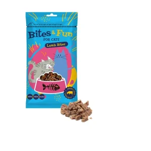 Λιχουδιές γάτας - Akinu BITES & FUN Lamb pieces 60gr με αρνί