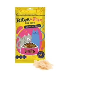 Λιχουδιές Γάτας - Akinu BITES & FUN Chicken Bits 60gr με κοτόπουλο