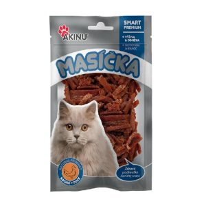 Λιχουδιές Γάτας - Akinu μαλακές μπουκίτσες πάπιας 50g