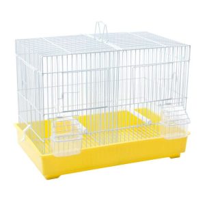 Κλουβί - Cage DAFFY LOVE BIRDS No3, 44*26.5*32cm ΚΙΤΡΙΝΟ