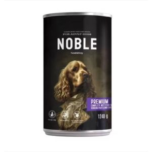 Noble Dog Premium venison, pasta & carrot - Κονσέρβα Σκύλου 1240gr
