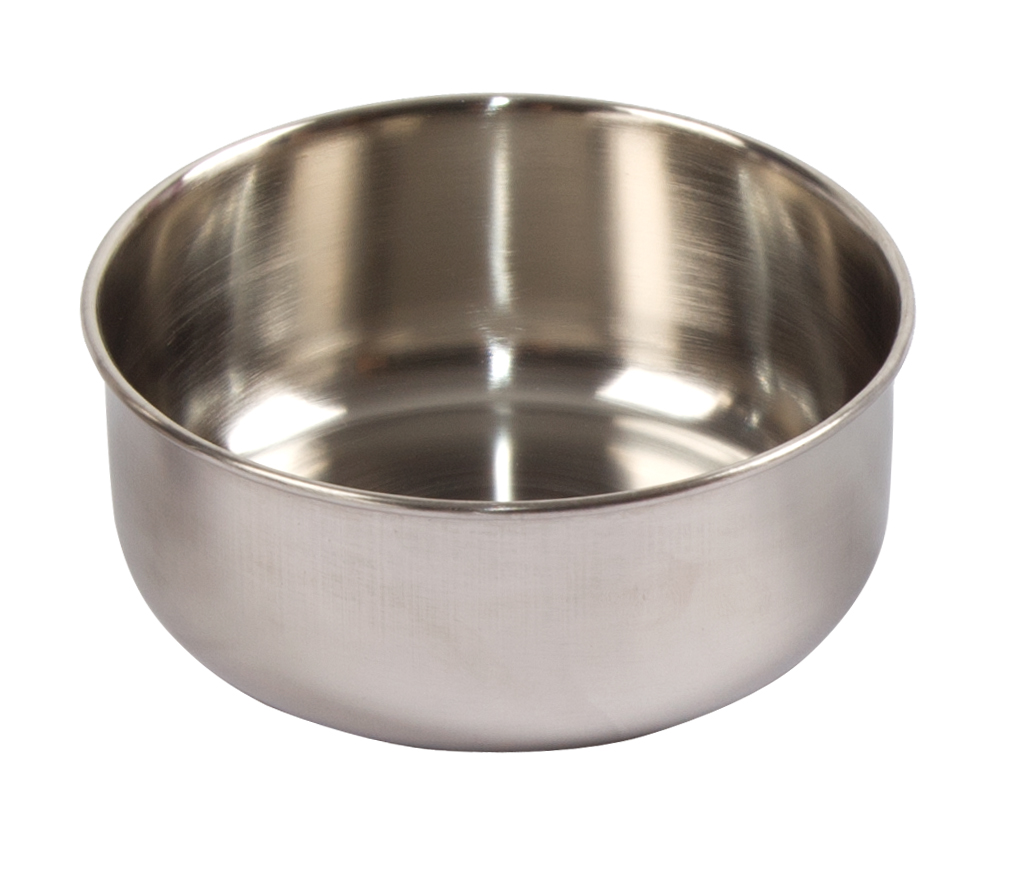 Ταΐστρα για πουλιά Feeding bowl RIO stainless No10 0.3 κ.