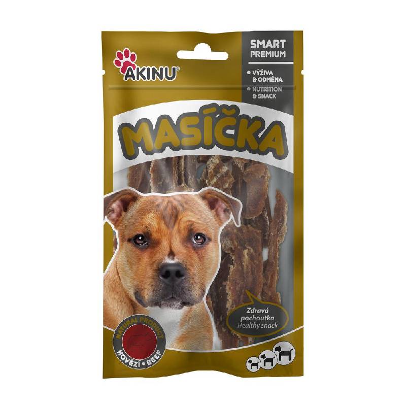 Λιχουδιές σκύλου μοσχάρι Akinu φιλετάκια 0.75 κιλά