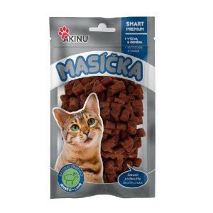 Μαλακές λιχουδιές γάτας Akinu Μαλακές Μπουκίτσες Αρνιού 50g