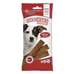 Λιχουδιές σκύλου φυσικές AKINU SNACKSES STRIPS BEEF 0.1κ