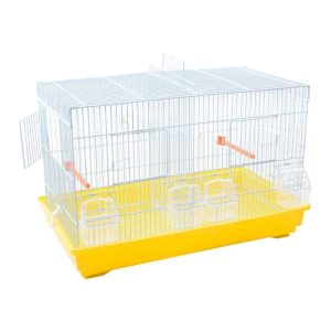 Ζευγάρωστρα πτηνών κλουβιά DAFFY LOVE BIRDS No2 2 κιλών κίτρινο κλουβί