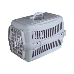 Κλουβί μεταφοράς κατοικιδίου BOX FELIX γκρι 48x32,5x32,5Η 0.5 κ.