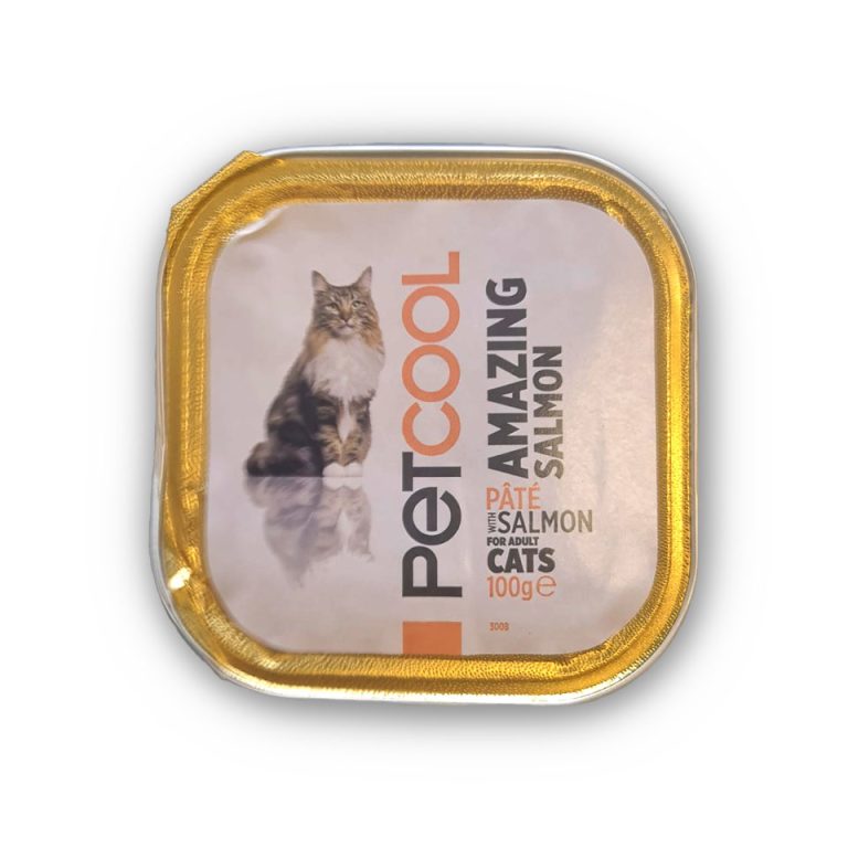 Πατέ γάτας με σολομό Pet Cool 100g - Πατέ Γάτας με Σολομό και Ωμέγα-3