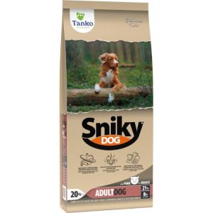Πλήρης τροφή ενήλικου σκύλου Sniky Adult Dog Pork 20 κ.