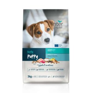 Τροφές για κουτάβια κοτόπουλο ρύζι Internutri Tasty Puppy 3κ