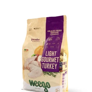 Ξηρά τροφή σκύλου ηλικιωμένων Weego Light Senior Gourmet Turkey Grain Free 2 κιλών