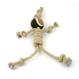 Παιχνίδι σκύλου βαμβακερό AKINU natural 0.3 κιλών μπάλα τένις 39cm