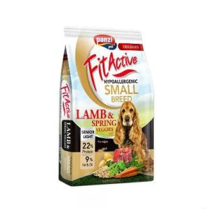 Υποαλλεργική τροφή σκύλου senior light FitActive 11kg με αρνί