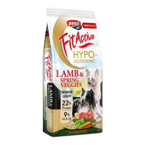 Υποαλλεργική τροφή σκύλου senior FitActive Hypoallergenic Senior Light Lamb 15kg αρνί min 20%