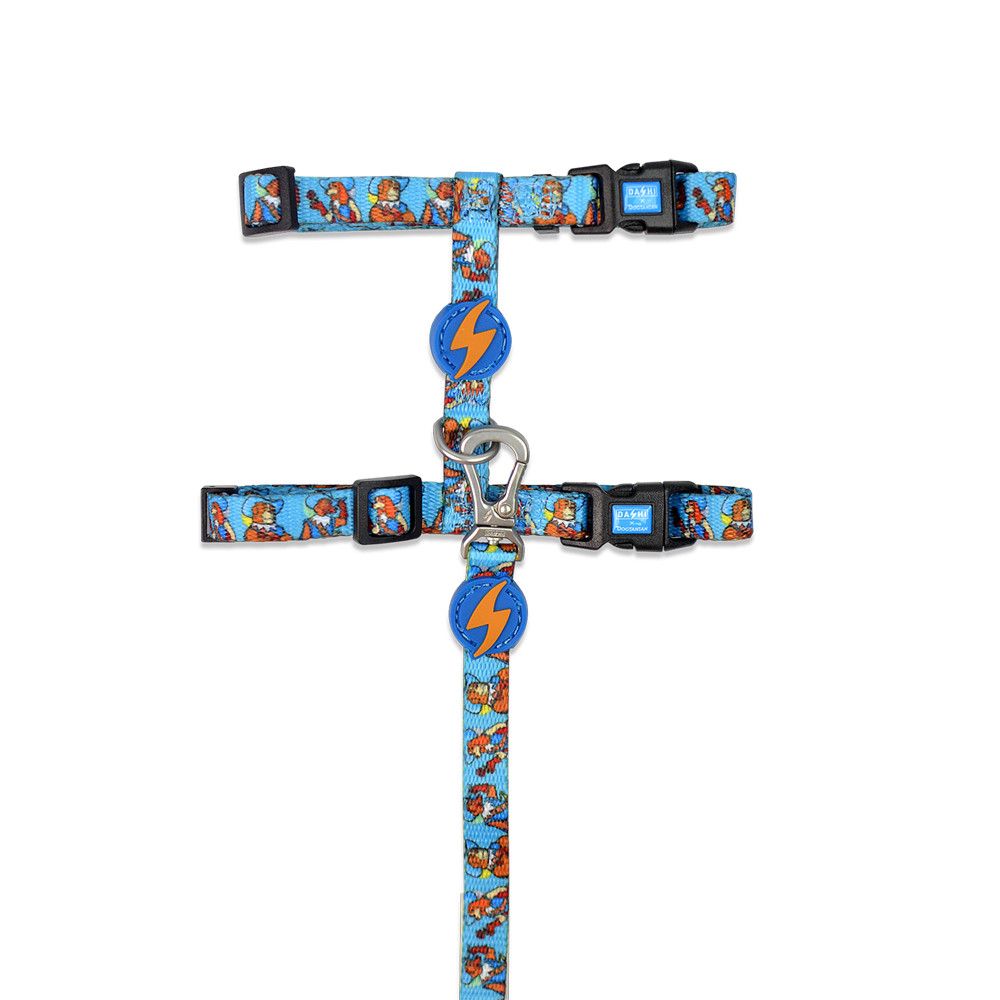 Muskehounds ρυθμιζόμενο σαμαράκι γάτας ρυθμιζόμενο - σύστημα ασφάλισης 4 θέσεων και d δακτύλιο