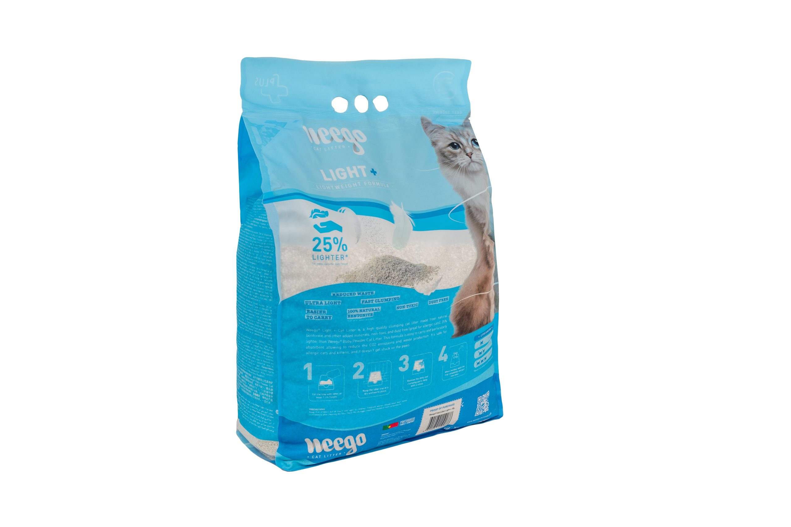 WEEGO LIGHT PLUS CAT LITTER 15L (WCL010) - Εικόνα 3