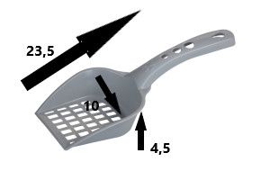 MISS TOONKY ΦΤΥAΡΑΚΙ ΑΚΑΘΑΡΣΙΩΝ ΓΚΡΙ 23,5*10*4,5H (MTG-SMALL) - Εικόνα 2