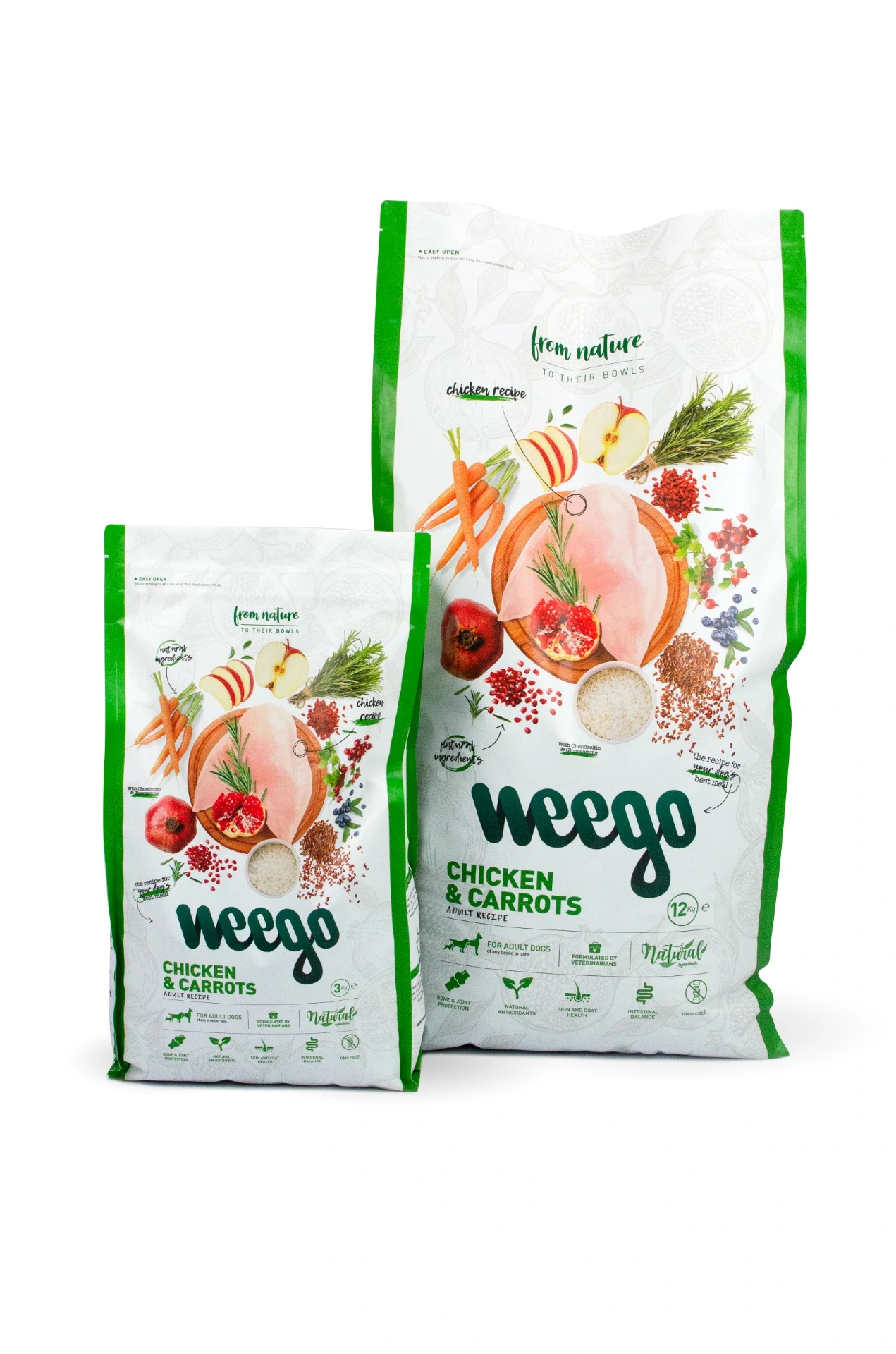 WEEGO ADULT CHICKEN & CARROTS 3Kg (WDF03) - Εικόνα 2