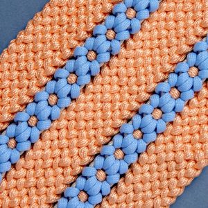 Unicord Large περιλαίμιο σκύλου πλεκτό - πορτοκαλί πλέξιμο 44-50cm