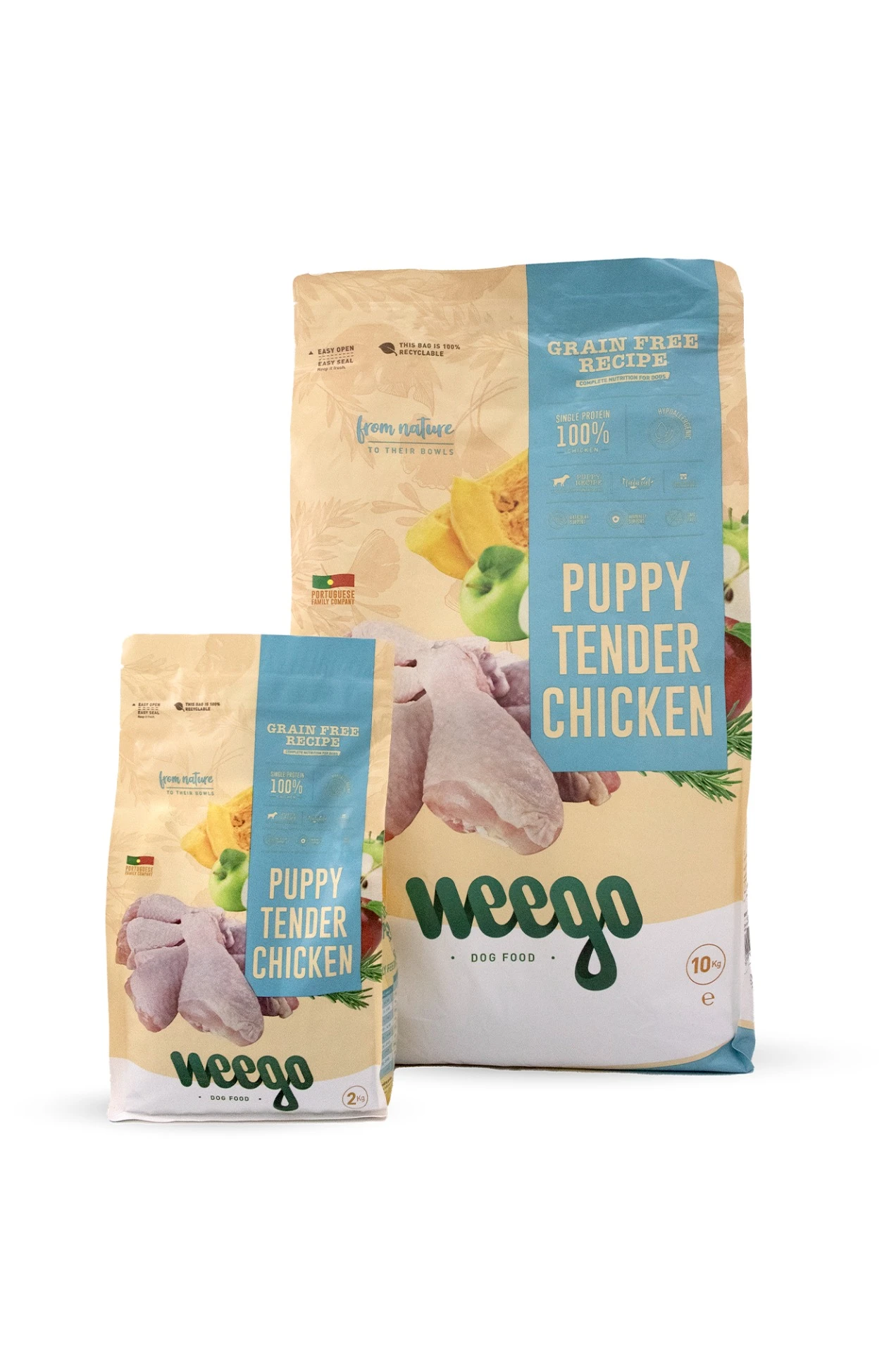 WEEGO PUPPY TENDER CHICKEN GRAIN FREE 10Kg (WDF10) - Εικόνα 3