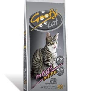 Goofy 20kg ξηρά τροφή γάτας κρέας - τροφή για γάτες με κρέας και δημητριακά