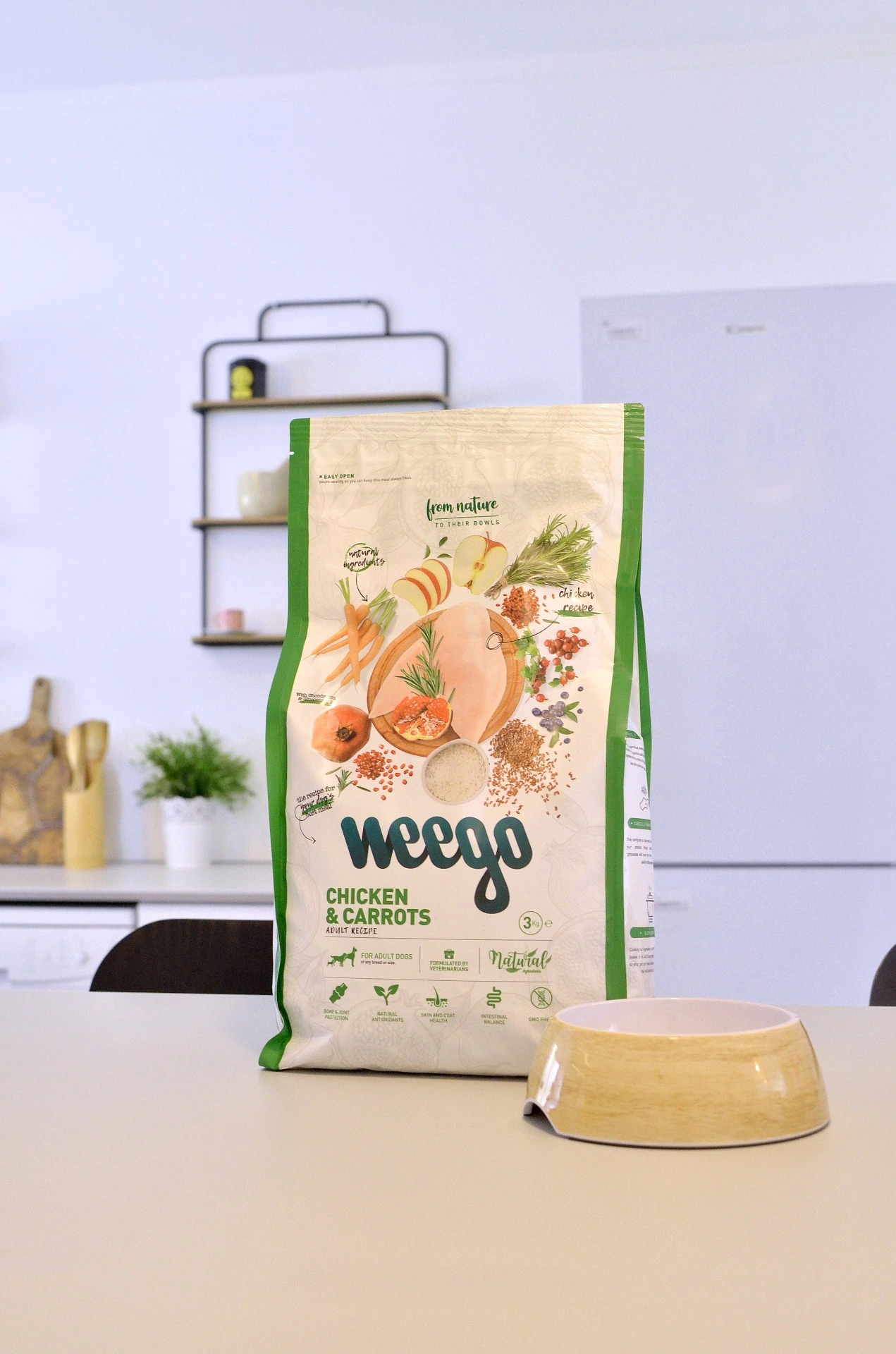 WEEGO ADULT CHICKEN & CARROTS 3Kg (WDF03) - Εικόνα 4