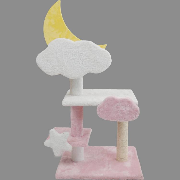 TO THE MOON AND BACK CAT TREE 48x40x99cm υψος (CT-MOON) - Εικόνα 2
