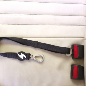 DASHI SOLID BLACK SEAT BELT Safety Λουράκι – Ζώνη Ασφαλείας Αυτοκινήτου Για Σκύλους 2cm x (45 – 71 cm μήκος) (DSB001) - Εικόνα 4