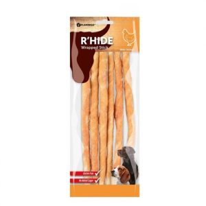 Λιχουδιά σκύλου Flamingo Rawhide Chicken Sticks 100gr