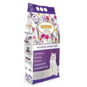 Gatuu 5L αντιβακτηριδιακή άμμος γάτας - άρωμα λεβάντας