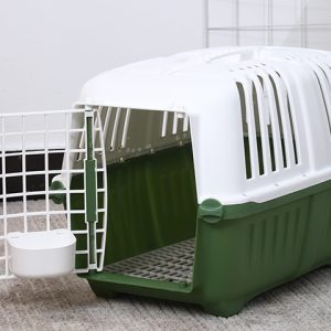 BUDDY PLASTIC DOG CARRIER WITH MAT GREEN L580XW370XH371mm (BDCG-4) - Εικόνα 2