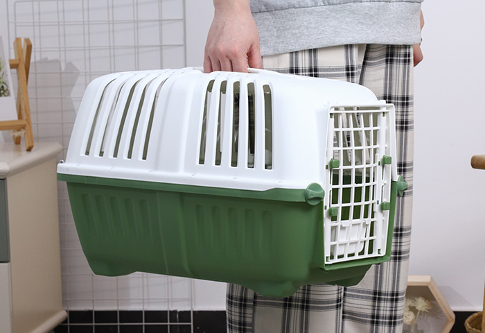 BUDDY PLASTIC DOG CARRIER WITH MAT GREEN L580XW370XH371mm (BDCG-4) - Εικόνα 3