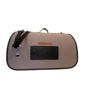 Τσάντα Grey τσάντα μεταφοράς σκύλου - τύπου τούνελ για σκύλο και γάτα κατάλληλη για αεροπορικά ταξίδια