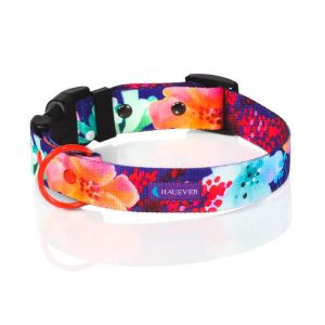 Flowers S 24-33cm περιλαίμιο σκύλου 3d - 3D Ψηφιακή Εκτύπωση Ζωηρά Χρώματα