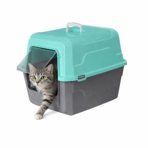 CATBUS ΚΛΕΙΣΤΗ ΛΕΚΑΝΗ ΓΑΤΑΣ ΓΚΡΙ ΜΕ ΟΙΝΟΠΝΕΥΜΑΤΙ 52x37x48H (CATB-002) - Εικόνα 2