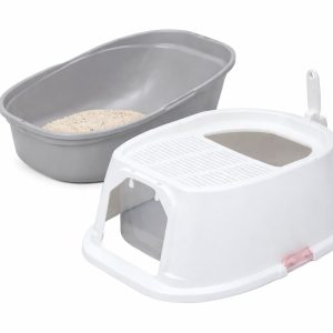 ΚΛΕΙΣΤΗ ΛΕΚΑΝΗ ΓΑΤΑΣ TOP ROOF OPENING (CAT-ROOF) L61×W42×H41cm - Εικόνα 3