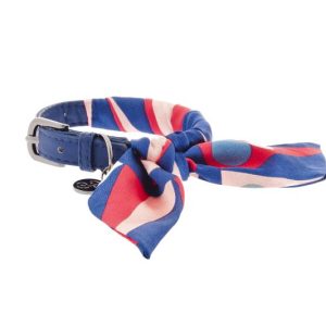 Opera XS σετ λουρί περιλαίμιο σκύλου - μεταξωτό φουλάρι