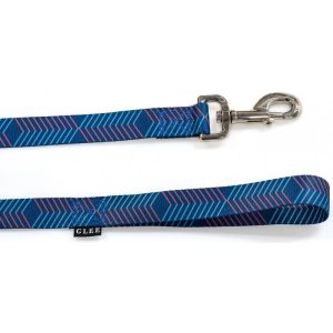 Glee S 16mmx122cm λουρί σκύλου μονό - σχέδιο ψαροκόκαλο μπλε