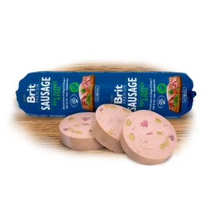Brit® Dog Sausage Turkey & Peas 800gr