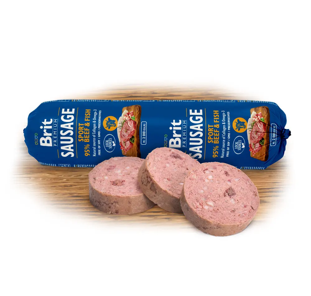 Brit® Dog Sausage Sport Beef & Fish 800gr