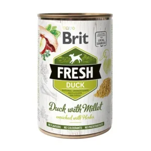 Brit Fresh® Dog Duck With Millet κονσέρβα 400gr