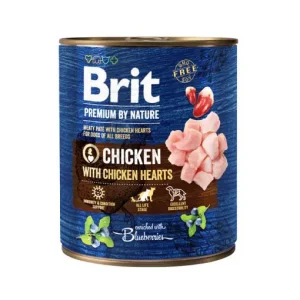 Brit Premium By Nature® Dog Cans Chicken with Hearts 800gr