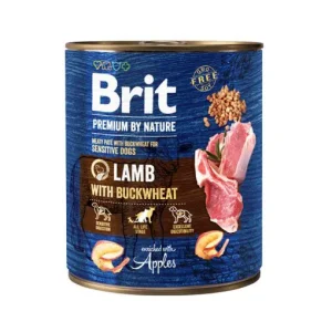 Brit Premium By Nature® Dog Cans Lamb with Buckwheat 800gr
