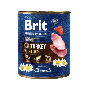 Brit Premium By Nature® Dog Cans Turkey with Liver 800gr