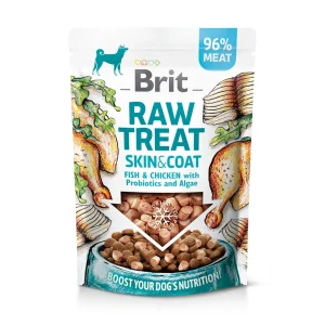 Brit Raw Treat® Skin & Coat Fish & Chicken with Probiotics 40gr