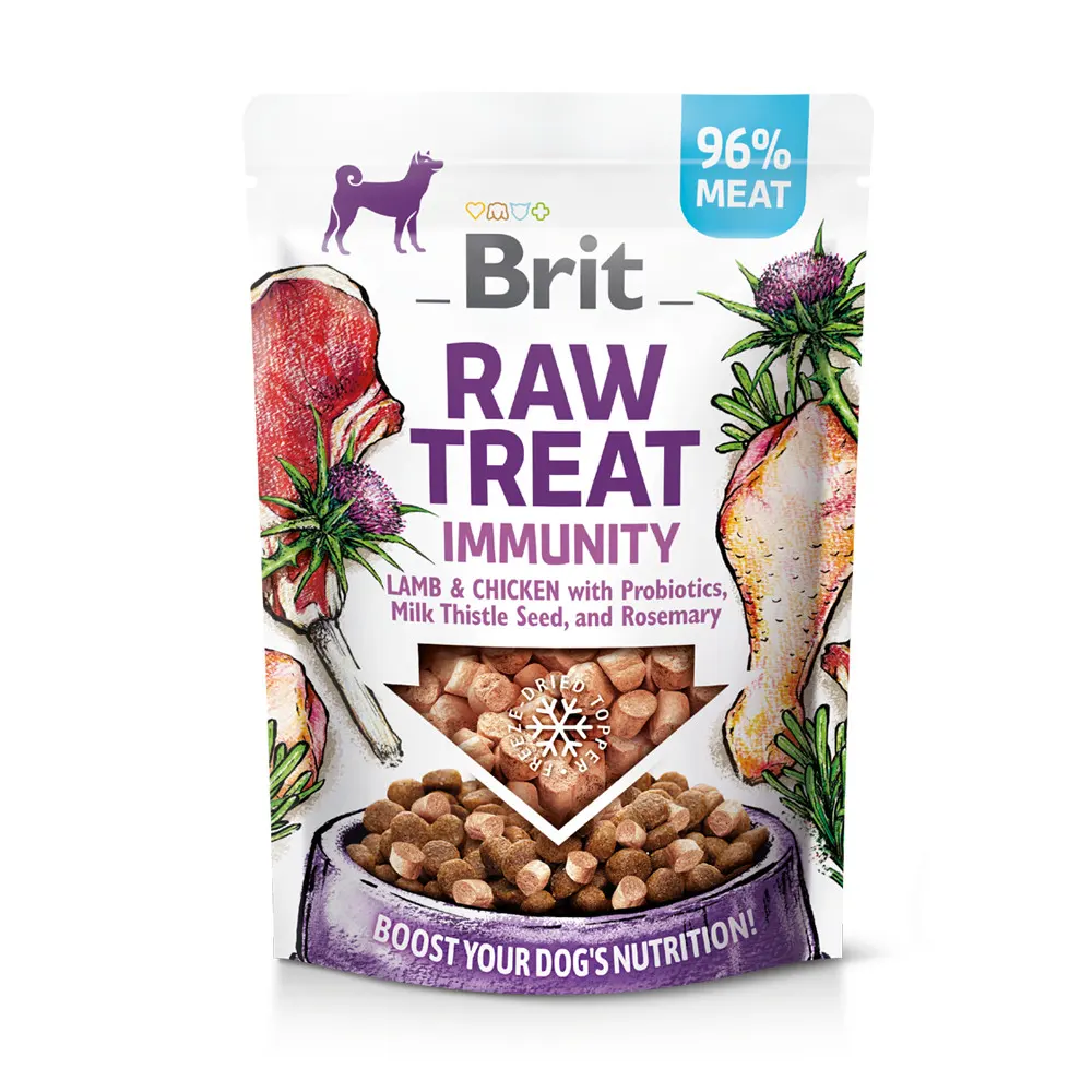 Brit Raw Treat® Immunity Lamb & Chicken with Pobiotics 40gr