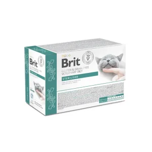 Brit VD® GF Cat Fillets in Gravy Pouches Sterilised 85gr