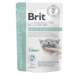 Brit VD®Cat Fillets in Gravy Pouches Urinary & Stress Relief 85gr
